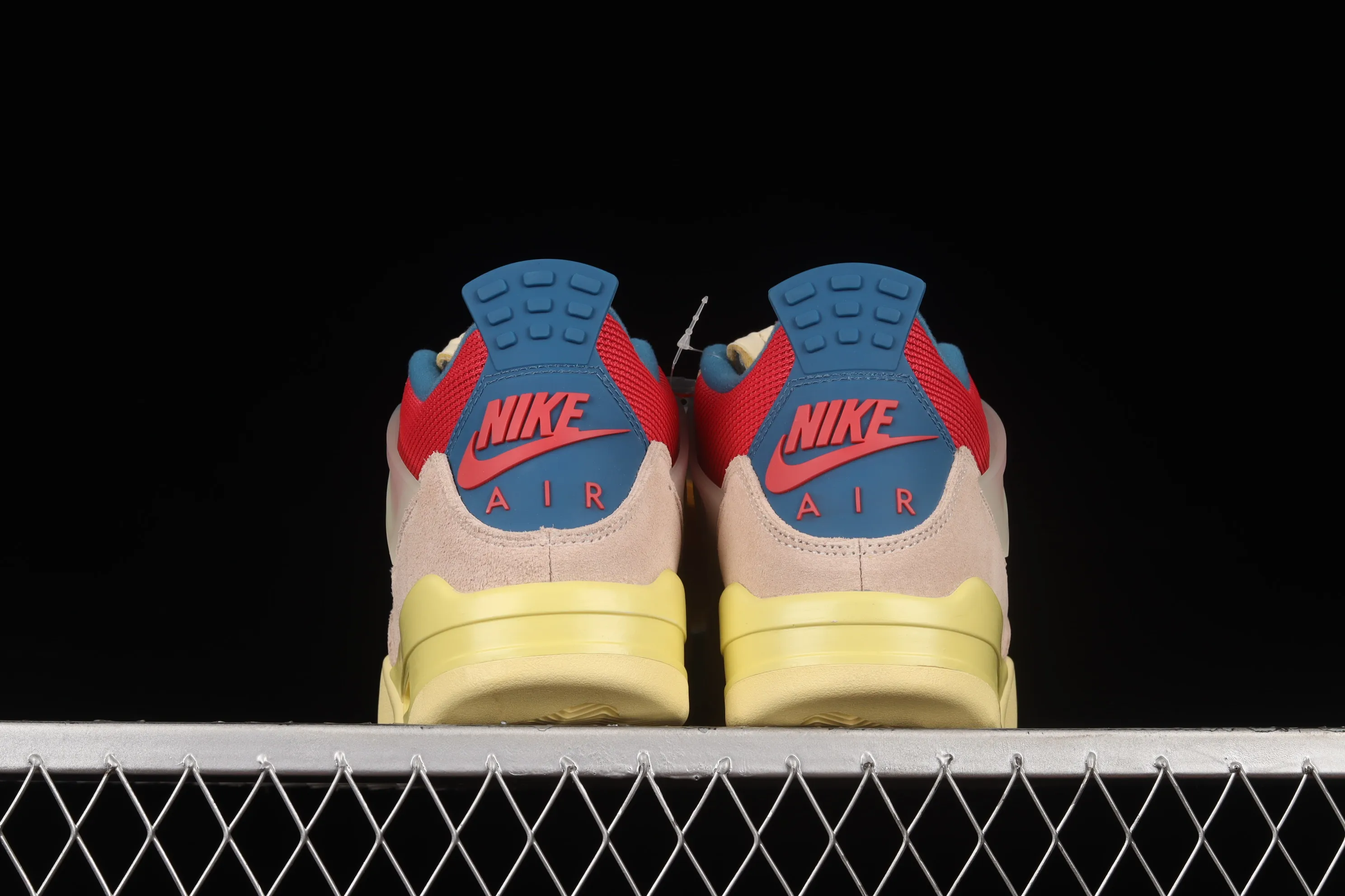 All categories Air Jordan Jordan series basketball shoes Air Jordan 4 foreign trade version Union La x Air Jordan 4 Retro AJ4 Joe 4 Union Pink Blue Knight DC9533-800